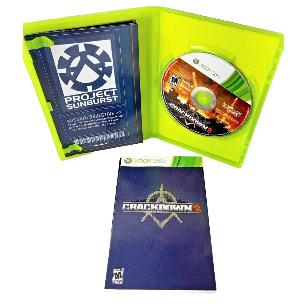 Crackdown 2 Xbox 360 Microsoft Game Studios 2010 Complete with Manual Tested